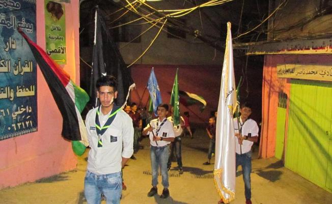 كشافة بيت المقدس تستقبل العيد في المخيمات