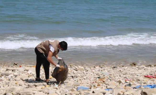 حملة تنظيف الشاطئ في العبدة