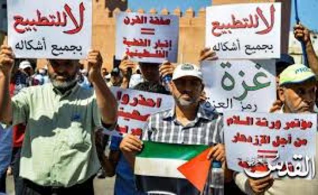 الشعب المغربي ضد التطبيع.. لن تجبرونا على التطبيع!