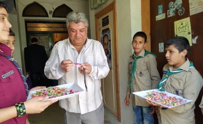 كشافة بيت المقدس تحتفل بانتصار القيق في الرشيدية