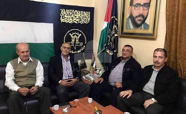 جانب من لقاء الجهاد بلجنة الأسير سكاف
