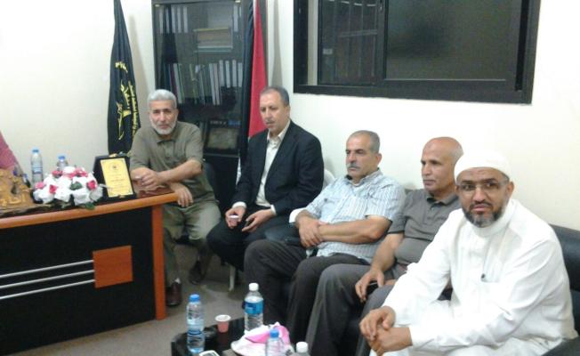 اجتماع الفصائل في مكتب حركة الجهاد الإسلامي في مخيم الرشيدية