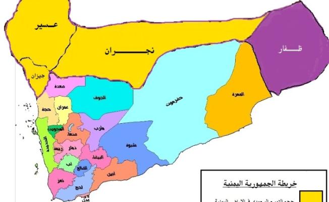 خريطة اليمن