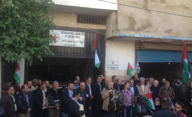 خلال الوقفة التضامنية في عين الحلوة