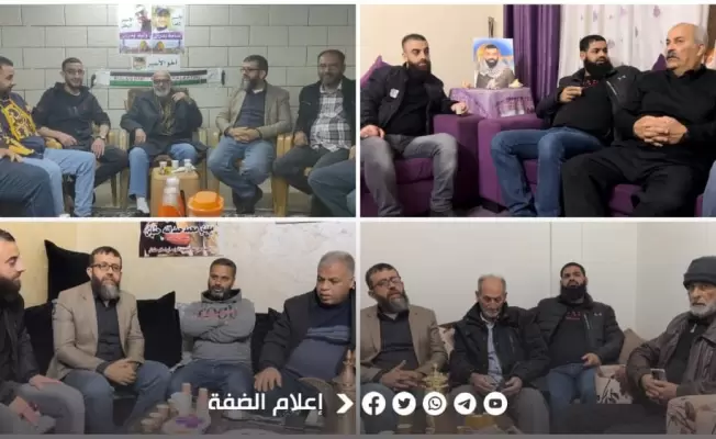 الجهاد تزور عوائل الشهداء في الضفة