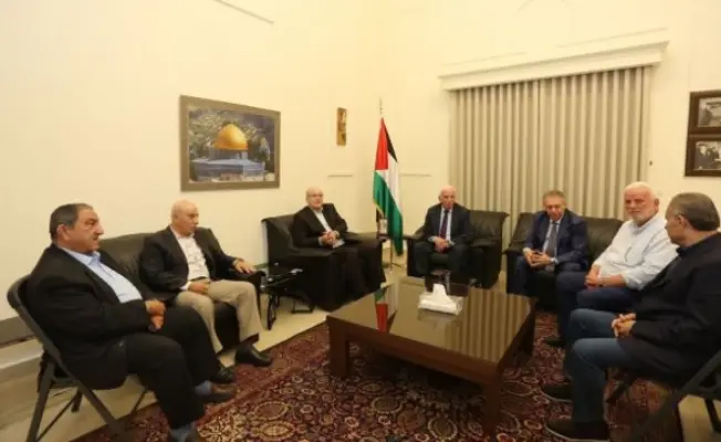 لقاء في السفارة الفلسطينية