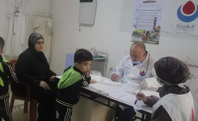 يوم صحي مجاني في مخيمات منطقة صور بمناسبة يوم الشهيد