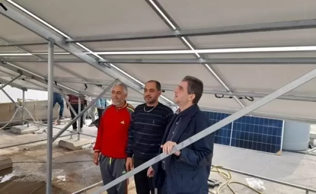 خلال تركيب الواح الطاقة الشمسية