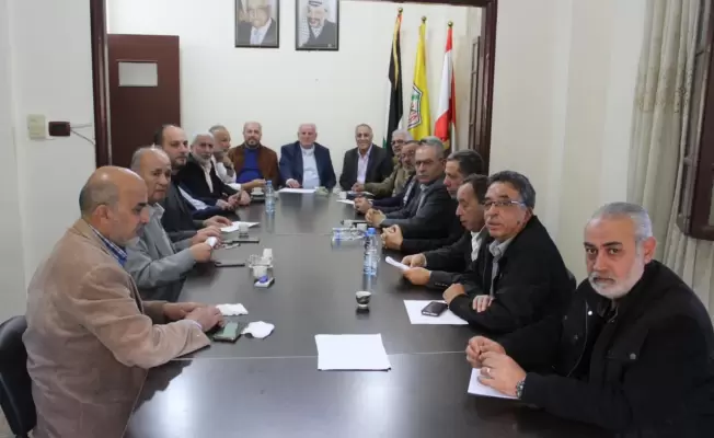 هيئة العمل الفلسطيني المشترك في اجتماع سابق