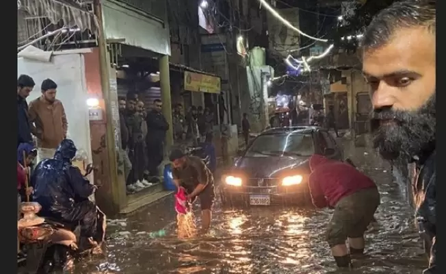 سيول في مخيم شاتيلا
