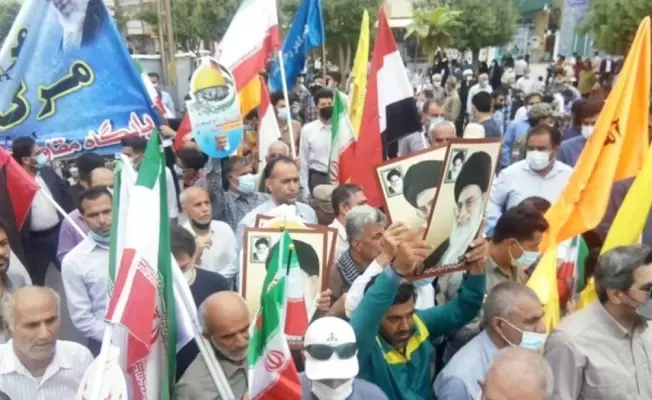 مسيرة في مخيم اليرموك