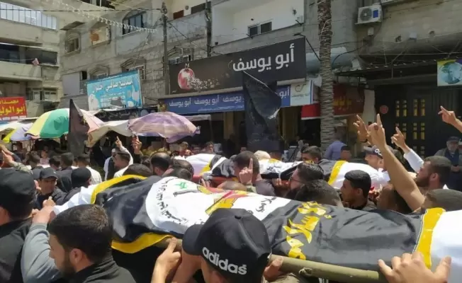 تشييع جثامين شهداء سرايا القدس