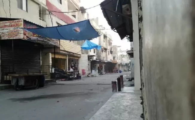الشارع الفوقاني لمخيم عين الحلوة