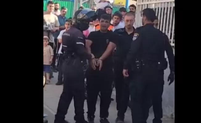 لحظة الاعتقال