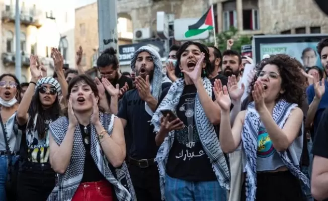 تظاهرة في هبة أيار العام 2021