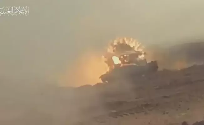 تفجير دبابة صهيونية