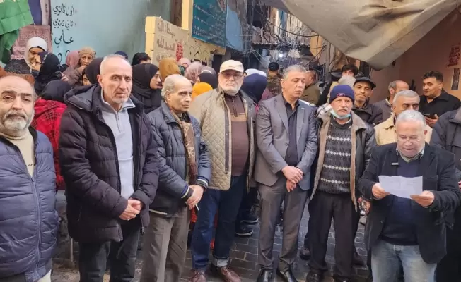 اعتصام في مخيم شاتيلا