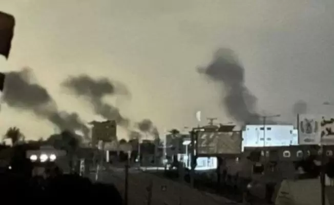 أحزمة نارية عنيفة في دير البلح