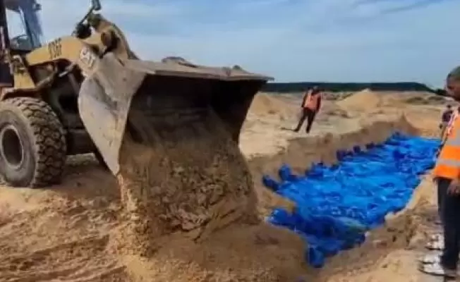 مقبرة جماعية في غزة