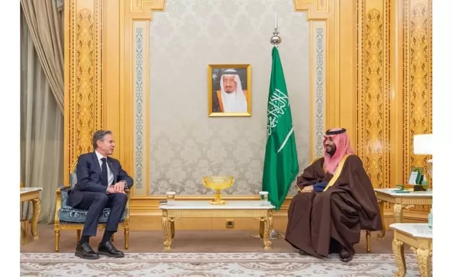 بلينكن والأمير الملك بن سلمان