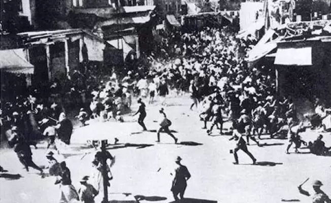 الشعب الفلسطيني يواجه المستعمر البريطاني