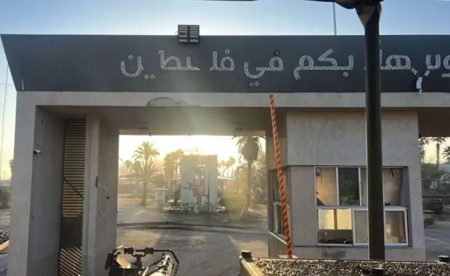 معبر رفح قبل احتلاله وتدميره من قبل جيش العدو الصهيوني