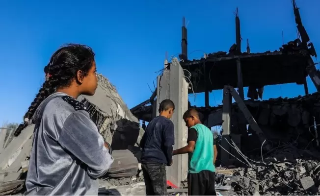 مدرسة النازحين في خانيونس