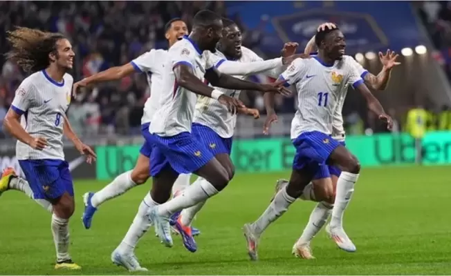 فرحة لاعبو فرنسا