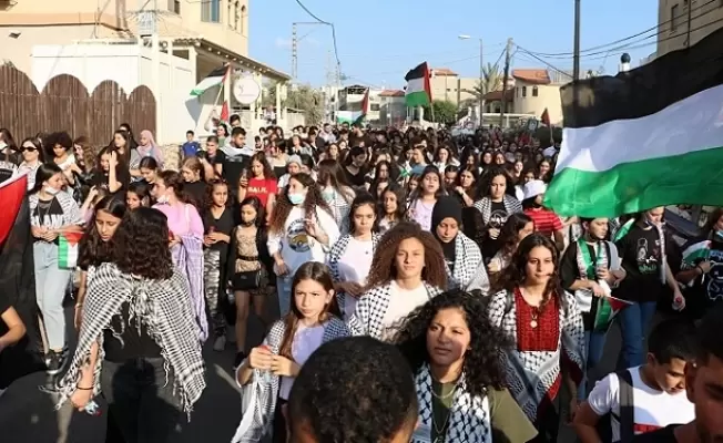 من مسيرة إحياء ذكرى هبة القدس والأقصى عام 2021