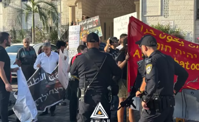 شرطة الاحتلال في مواجهة المتظاهرين