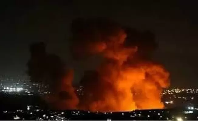 الغارة الإسرائيلية على بوابة المستشفى الحكومي في العاصمة اللبنانية
