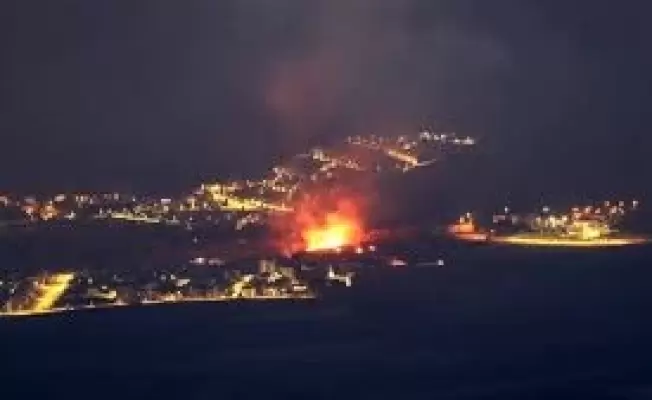 قصف ضواحي تل ابيب