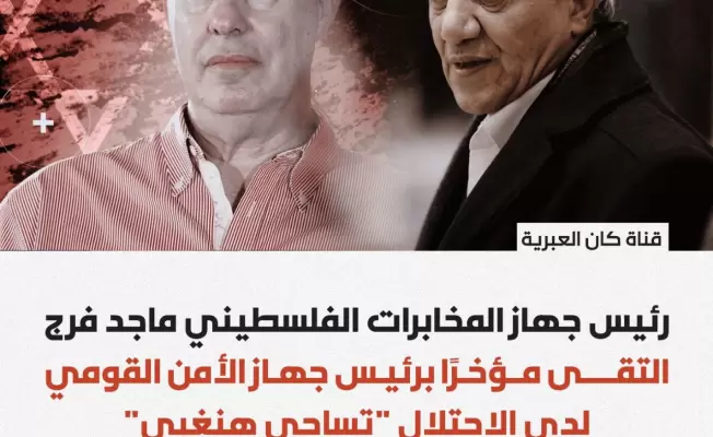 فرج ورئيس جهاز الأمن القومي لدى الاحتلال هنغبي