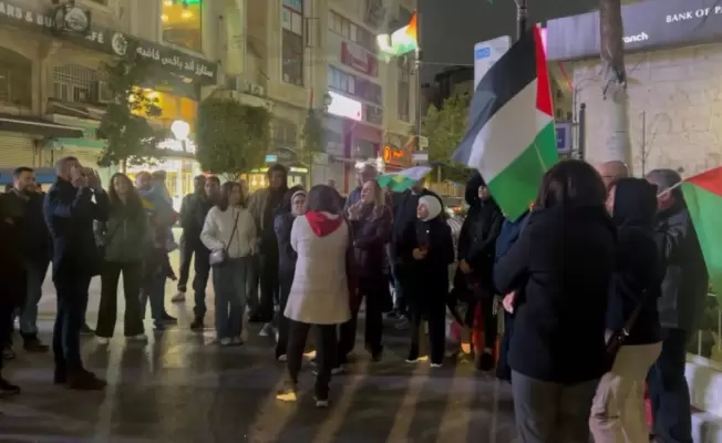تظاهرة في رام الله تنديدا بالعدوان وحرب الابادة