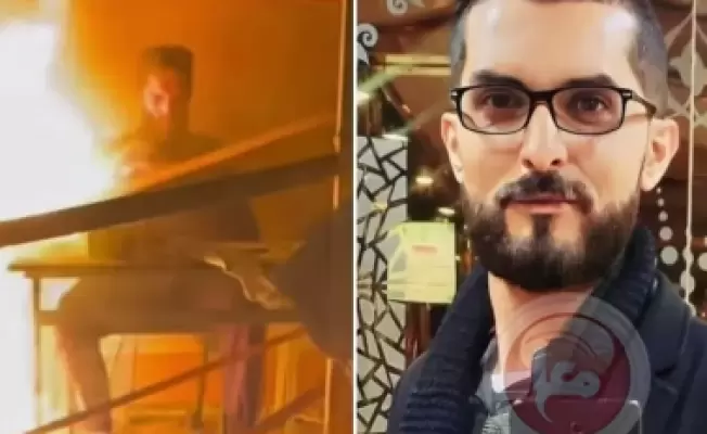 احمد منصور شهيدا في خيمة الصحافيين