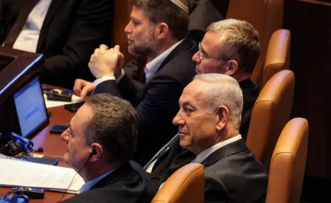 نتن في البرلمان في جلسة سابقة