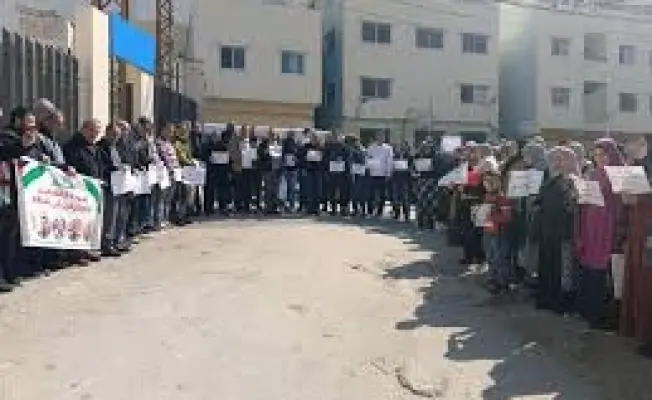 من احتجاجات الفلسطينيين