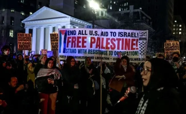 تحية فلسطين من نيويورك