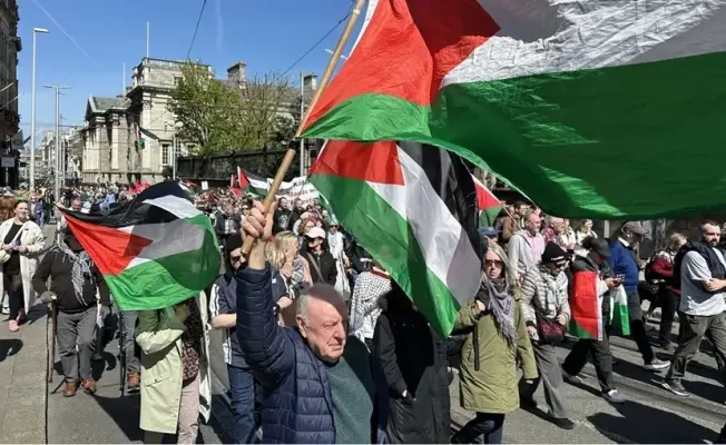 تحركات داعمة لفلسطين في ايرلندا