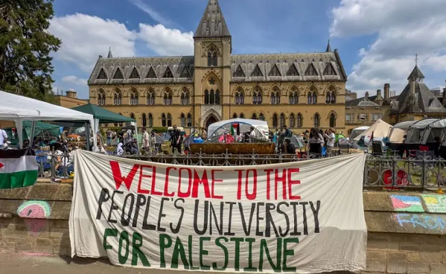 اعتصام في جامعة أوكسفورد دعما للفلسطينيين