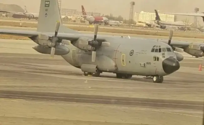 الطائرة العسكرية السعودية في كهران