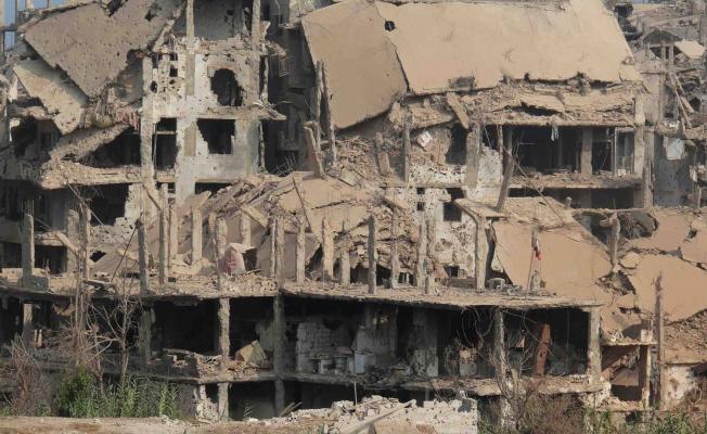 آثار الدمار في مخيم نهر البارد شمال لبنان