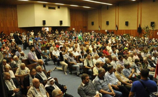اثناء الاحتفال في صيدا