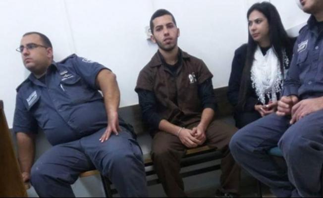 الشاب سام أعرج في المحكمة الصهيونية