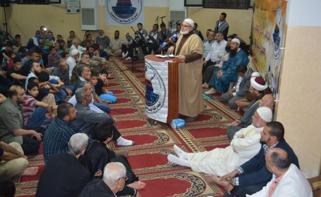 الشيخ جمال خطاب أثناء النشاط 