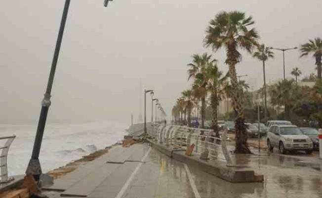 العاصفة يوهان في لبنان