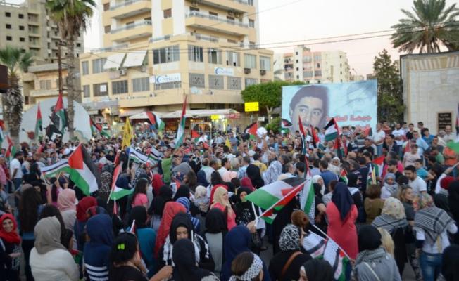 مسيرة ووقفة تضامنية دعماً لانتفاضة القدس في صيدا