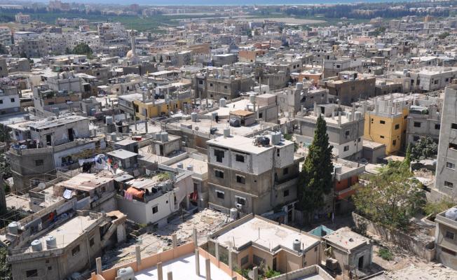 أحد المخيمات الفلسطينية في لبنان 