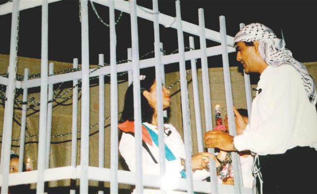   من مسرحية محاكمة دلال المغربي