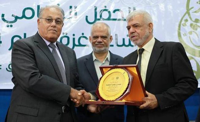 خلال اختتام جامعة الأقصى لفعاليات شاعر غزة